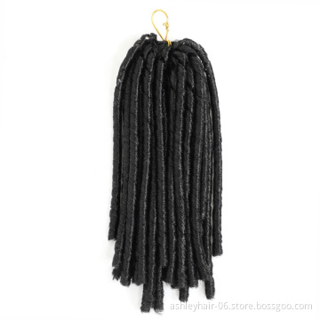 Julianna China hair factory soft dreads synthetic hair extension softex soft dread hair
